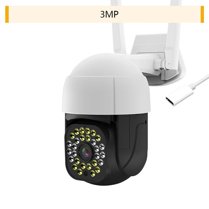 Cámara IP de seguimiento automático 4K para exteriores, minicámara CCTV de visión nocturna de 5MP, domo de velocidad, 8MP, WIFI, 1080P, vigilancia de seguridad para el hogar