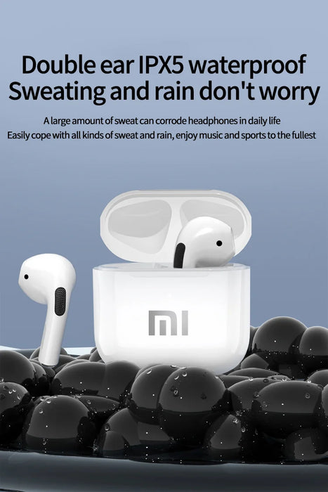 XIAOMI MIJIA Buds5 Auriculares Inalámbricos con Sonido HIFI, Bluetooth 5.3, Resistentes al Agua y Micrófono para Deportes y Juegos en Android e iOS