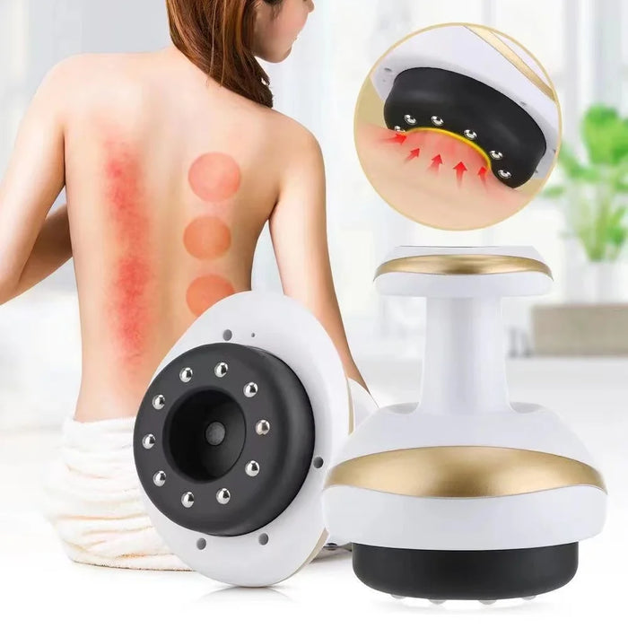 Masseur électrique Guasha pour la maison, avec ventouses et chaleur, masseur corporel Anti-cellulite