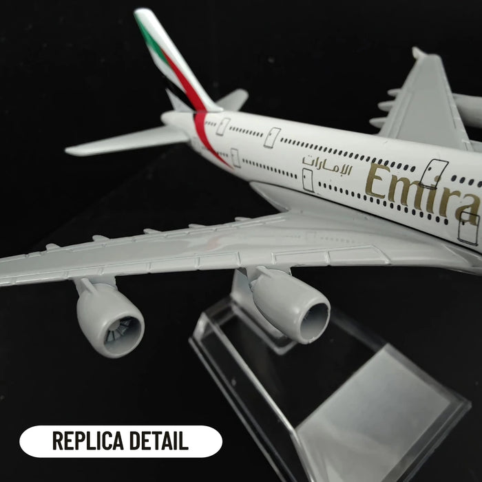 Metallflugzeugmodell Emirates Airlines A380 B777 im Maßstab 1:400, Druckguss-Sammelspielzeug für Jungen