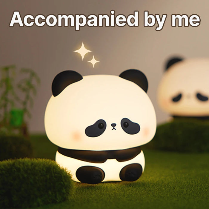 Cozy Panda Nachtlampe – Stilvolle LED-Beleuchtung für Kinder- und Schlafzimmer