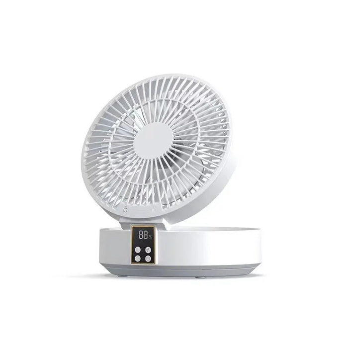 Ventilateur mural Portable avec télécommande et veilleuse, ventilateur électrique pliant USB Rechargeable et refroidisseur d'air pour la maison