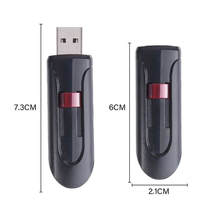 Clé USB Portable 128 go clé USB en plastique 64 go cadeau d'affaires créatif clé USB 32 go clé USB rouge capacité réelle 16 go