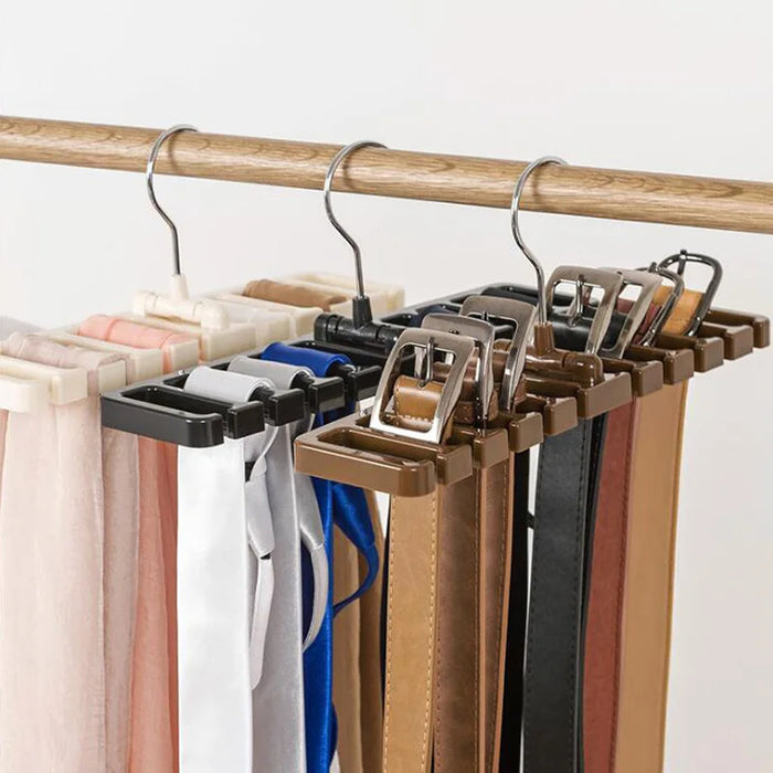 Close Neck Scarf Hanger – Drehbarer Aufbewahrungsständer für Schals und Accessoires im Haushalt