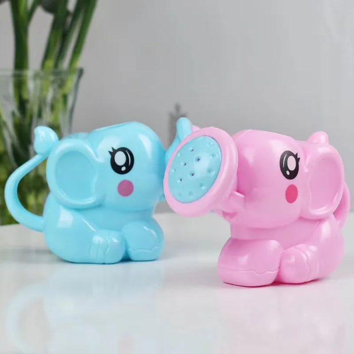 Pichet en plastique pour jouet de bain, outil de douche pour enfants, pulvérisateur d'eau en forme d'éléphant pour douche d'été