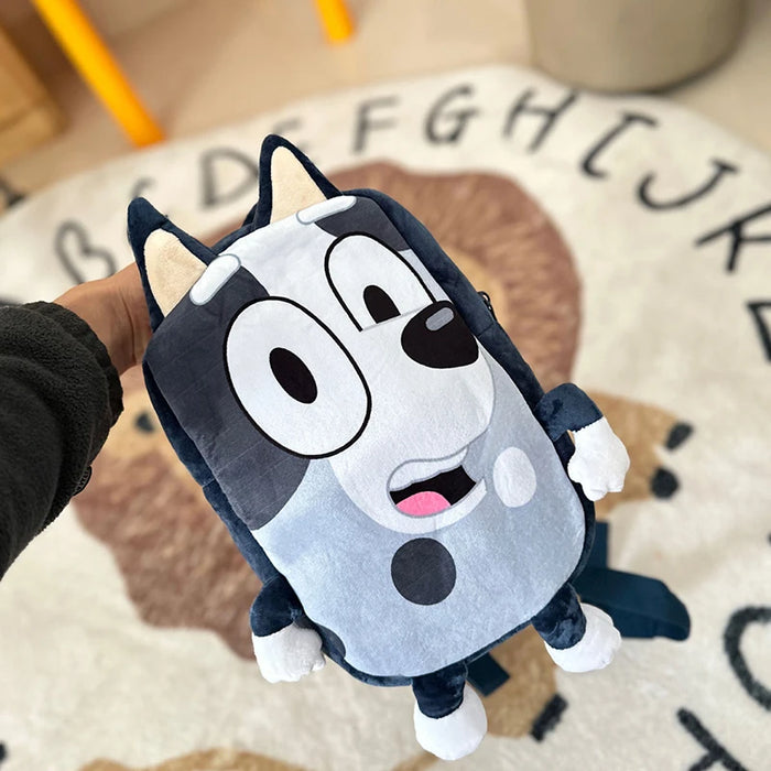 Bluey famille Cosplay préscolaire dessin animé sac d'école bleu chien sac à dos Kawaii Bluey Orange chien enfants sac à dos jouer