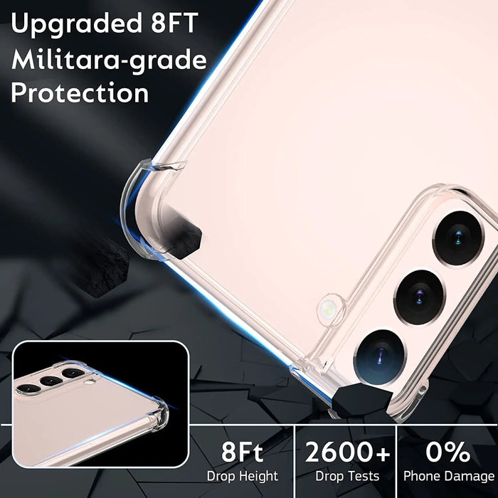 Transparent Soft Case For Samsung Galaxy S20 FE S21 S22 S23 Ultra S9 S10 Plus S10E Shockproof Case For Note 9 10 20 Back Cover