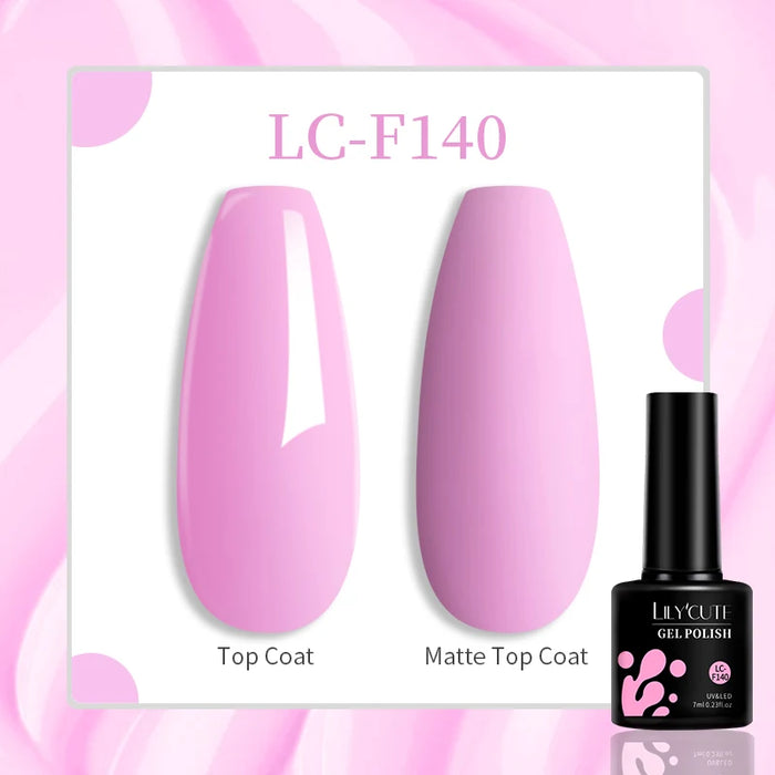 LILYCUTE 129 Farben 7 ml Nagel-Gel-Nagellack – semi-permanente Nagelkunst und Maniküre mit Soak-Off-LED-UV-Gel-Nagellack