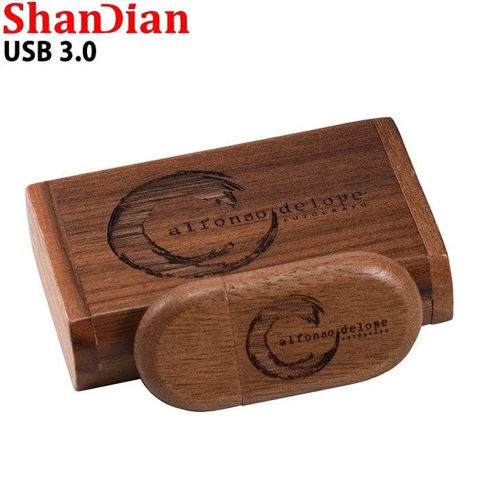 Coffret cadeau de mariage clé USB 3.0 Logo gratuit clé USB en bois clé USB haute vitesse 64GB/32GB/16GB/8GB/4GB capacité réelle