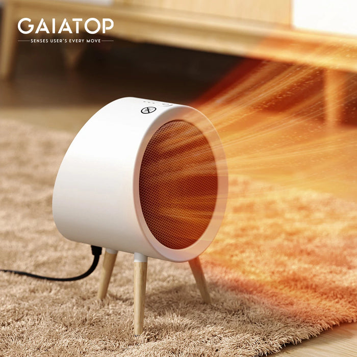 GAIATOP Chauffage électrique pour la maison – Chauffage soufflant à économie d'énergie pour chambre à coucher et bureau, portable et autonome