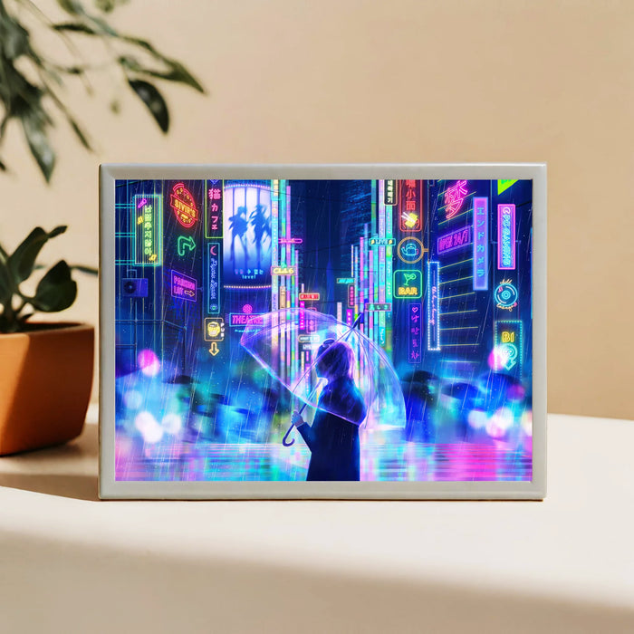 LED-Neonlicht mit Anime-Mädchen, HD-Fotos, einfacher USB-Anschluss mit Dimmer, einzigartige Geschenke für die Inneneinrichtung und Stimmungslampe