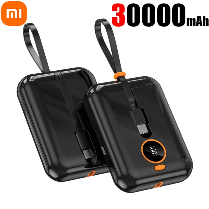 Xiaomi-Banco de energía de alta capacidad, 50000mAh, 66W, carga súper rápida con pantalla Digital LED para iPhone, Samsung, Huawei