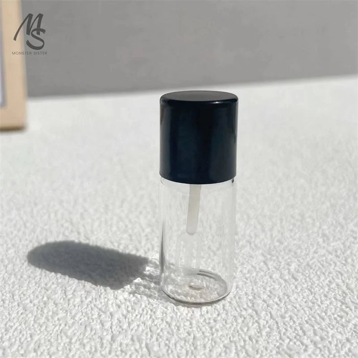 2-10 botellas de base líquida de 4/5 ml en vidrio grueso, botellas de viaje duraderas y portátiles para productos cosméticos