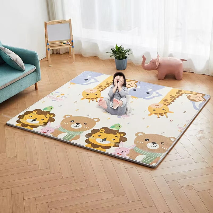 Tapis de jeu épais et écologique EPE non toxique pour bébé, tapis pliable pour bébé pour des activités de jeu et de rampement en toute sécurité