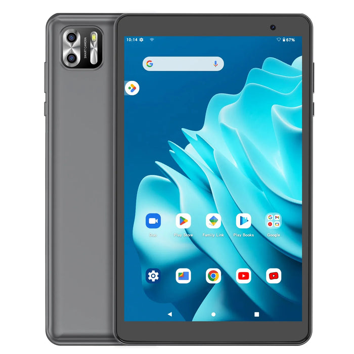 PRITOM Tableta de 8 pulgadas con Android 13, 8 GB de RAM (4+4 ampliables), 64 GB de almacenamiento, 1 TB ampliable, pantalla IPS de 1280 x 800, batería de 5000 mAh, cámara dual, WiFi