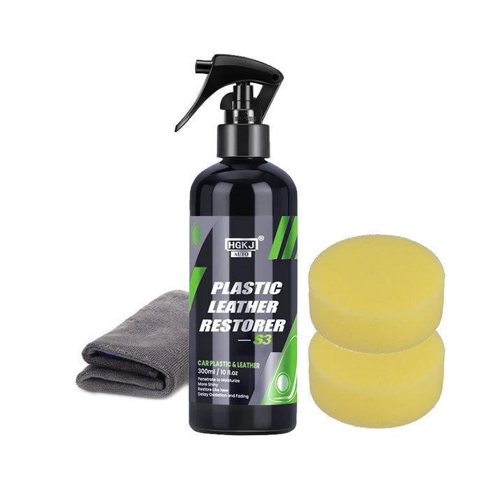 Spray restaurador de plástico y pulido de interiores para automóviles - Restore Black Gloss, 50 ml, HGKJ