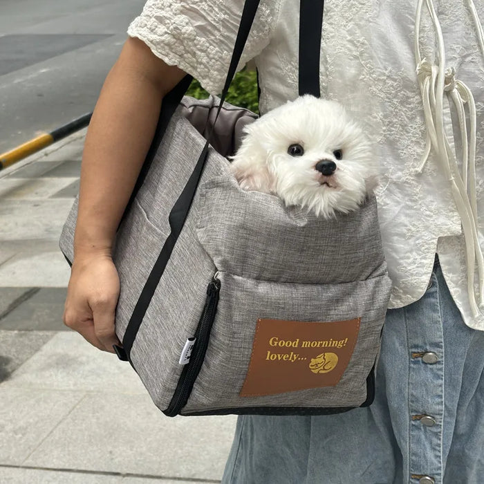 Housse de siège surélevée pour petit animal de compagnie, caisse de voyage étanche et axée sur la sécurité pour voiture