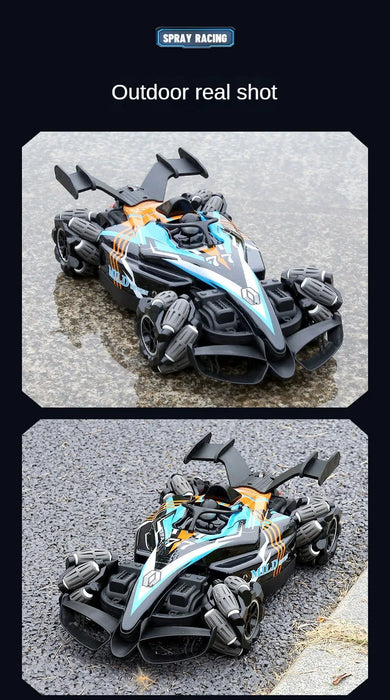 ZWN F1 RC Voiture à la Dérive avec Musique et Lumières LED, Radiocommande de Gestes de la Main 2,4 G, Voiture de Cascade 4WD Jouet électrique pour Enfants