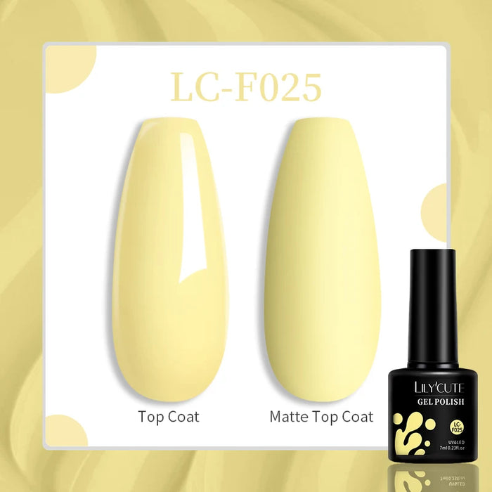 LILYCUTE 129 Farben 7 ml Nagel-Gel-Nagellack – semi-permanente Nagelkunst und Maniküre mit Soak-Off-LED-UV-Gel-Nagellack