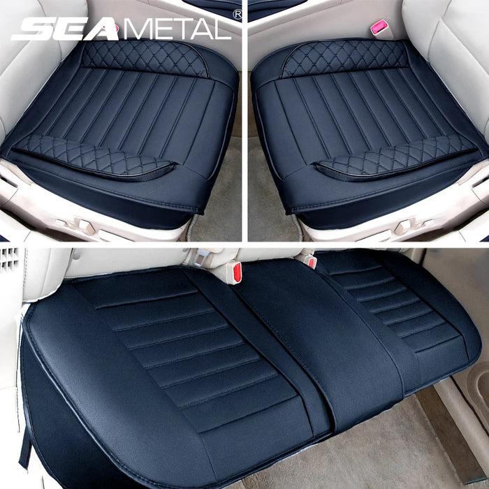 Funda para asiento de automóvil de alta calidad: cuero PU impermeable integral con ajuste universal para asientos de automóvil y accesorios para automóvil