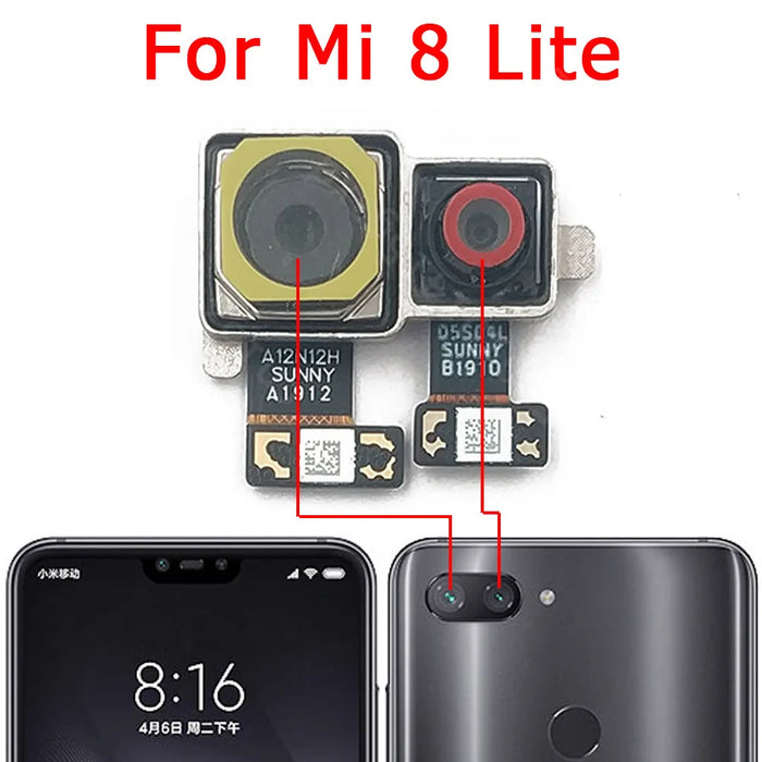 Caméra arrière pour Xiaomi Mi 6 8 Lite 9 SE 9T Pro - Pièces de rechange pour module de caméra