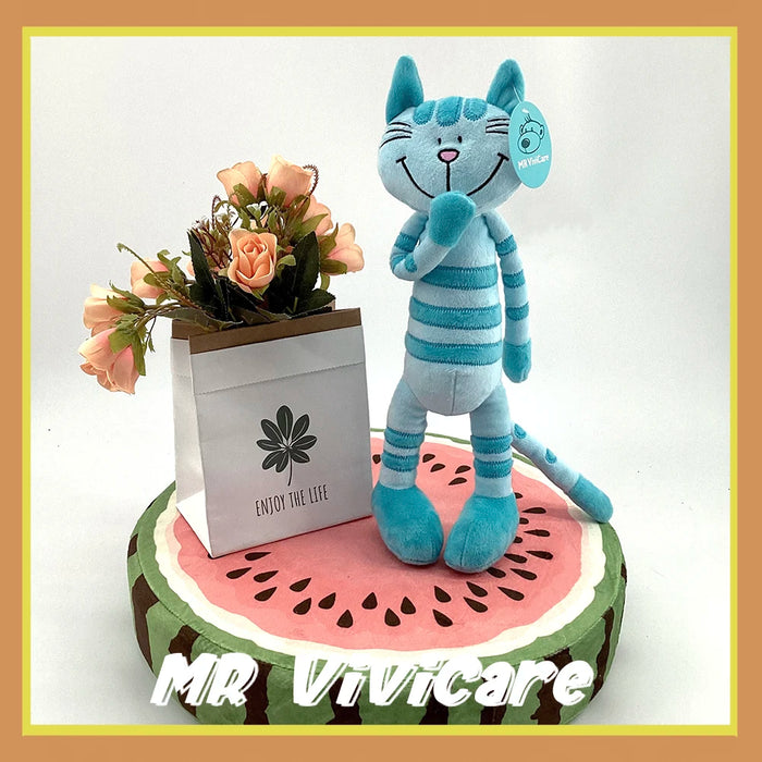 MR ViviCare Juguete de Peluche para Gato: Juguete de Peluche Suave y Lindo para niños, Perfecto como Accesorios para Fotos y Regalos de cumpleaños