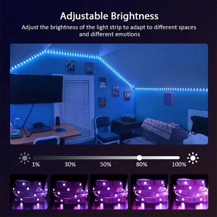 USB Bluetooth LED Streifen Lichter RGB 5050 1M-30M Infrarot Steuerung Dekoration für Wohnzimmer Beleuchtung Lampen