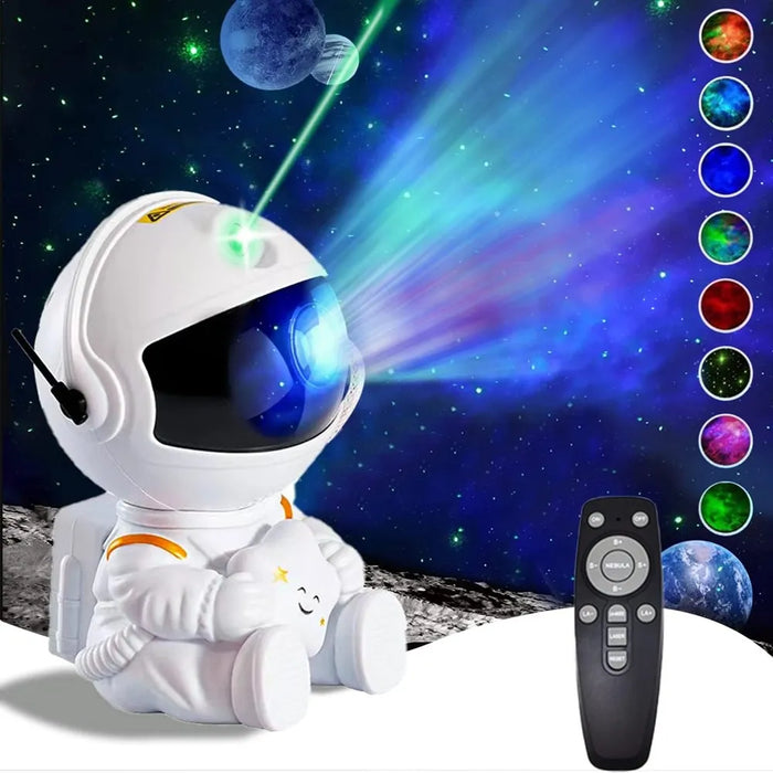 Astronaut Star Projector with LED Starry Sky Night Light for Kids' Rooms and Home Decor