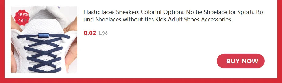 Elastic Laces Without Ties with Swivel Buckle for Adults and Kids - Thick Round Design for Sneakers