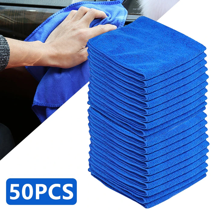 Microfiber Cleaning Cloths Lint Free Reusable Super Absorbent Cleaning Towels For Car Window