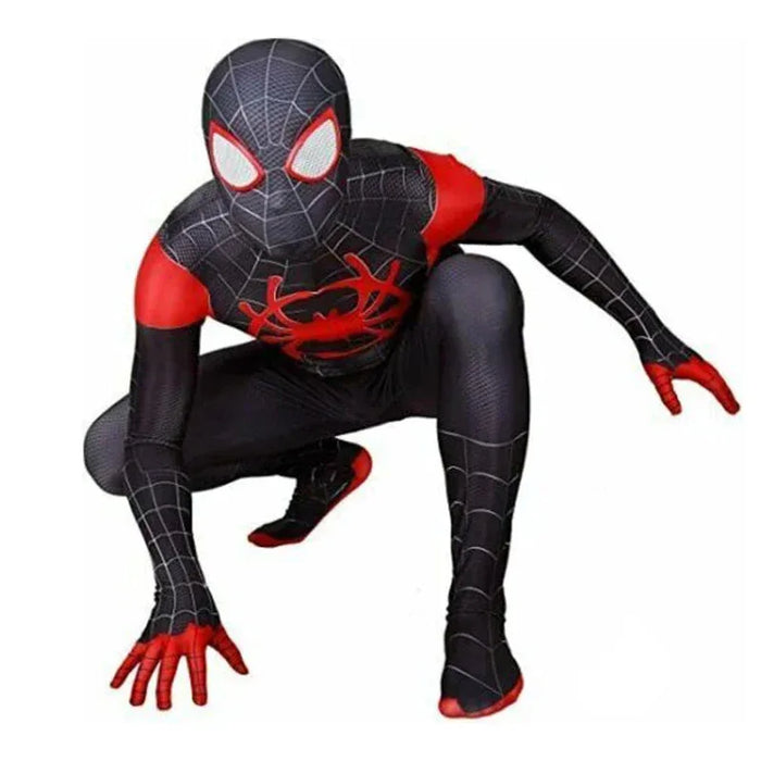 Spiderman-Kostüm für Erwachsene – Superhelden-Spider-Gwen, Miles Morales und Spider-Man, Halloween-Cosplay-Kostüm für Damen und Herren