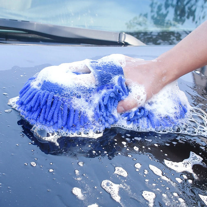 Esponja limpiadora de coches para lavar - Cepillo de microfibra para limpiar coches y suelos sin rayar