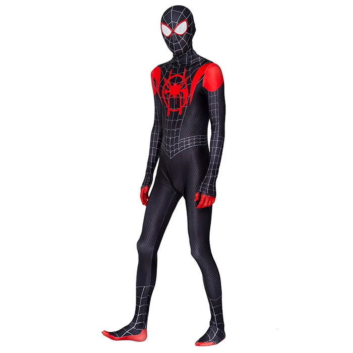 Costume Spiderman - Panthère noire, Iron Man, Spider Gwen Cosplay Zentai Combinaison pour Halloween, Unisexe, Adulte