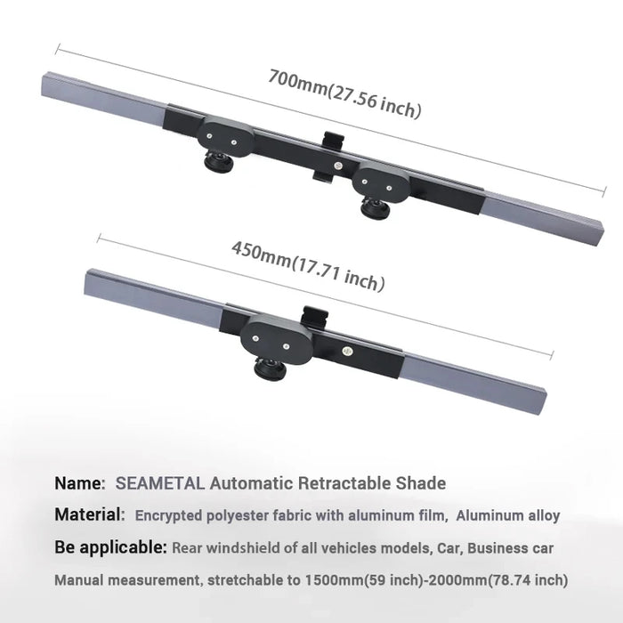 Klappbarer Auto-Sonnenschutz für Front- und Heckscheibe, UV-Schutz für Auto und SUV