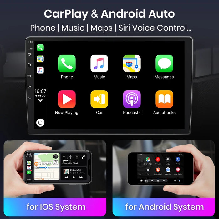 Autoradio CarPlay sans fil AWESAFE PX9 pour Renault Clio 3 2005-2014 - Système multimédia avec Android Auto et fonctionnalités intelligentes