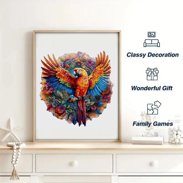 Magnifique puzzle en bois colibri - Décoration parfaite pour la maison et cadeau de Noël - Puzzle créatif pour adultes et enfants