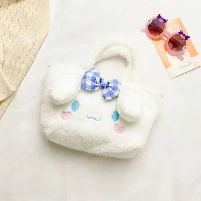 Linda mochila estilo lolita de felpa Sanrio Kuromi - My Melody Dust Bag para regalos de Navidad