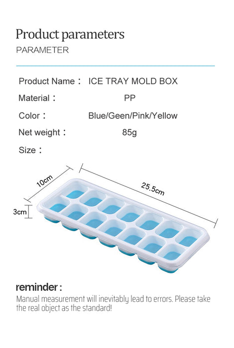 Moule à glace en silicone à 14 compartiments – Moule à glace flexible et durable pour bar, pub et maison