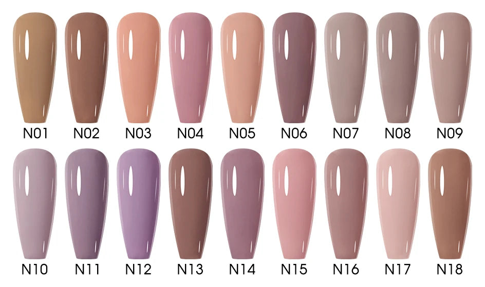 NAILCO 15ml Serie Negra Esmalte de uñas en gel 333 colores Azul UVLED Laca en gel Rojo desnudo Soak Off Semi permanente UV Laca en gel para uñas