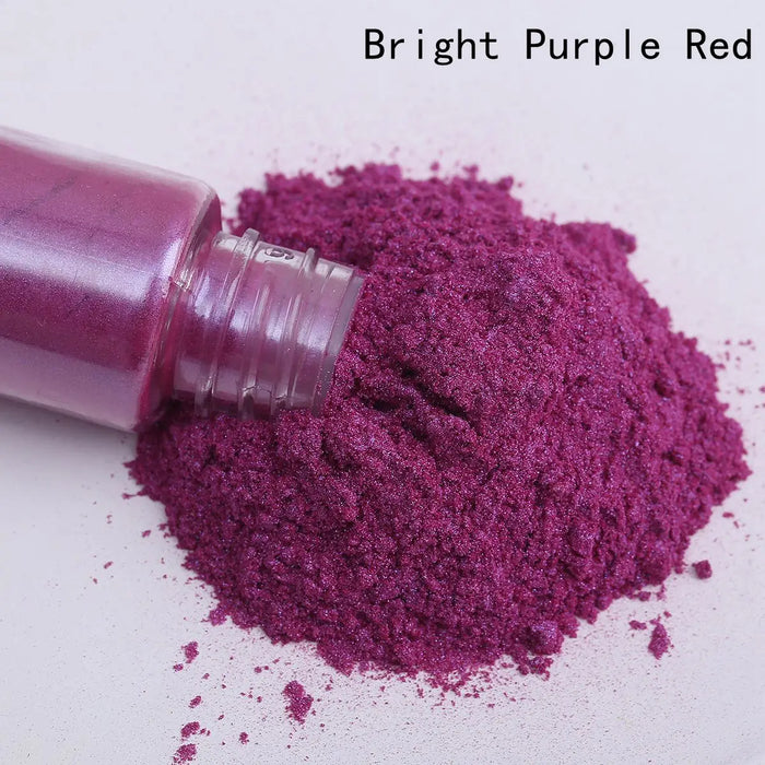 Vibrant Mica Powder Pigments for Nail Art, Glitter Crafts, Soap Making, Epoxy Resin, Eyeshadow, Lipstick, and Car Paint