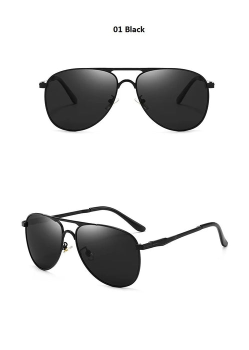 Polarisierte Luxus-Pilot-Sonnenbrille für Damen und Herren – Retro-Design für Autofahren, Angeln und Outdoor-Aktivitäten – UV400-Schutz