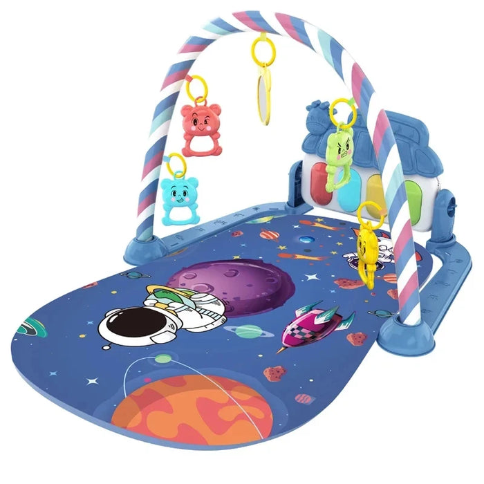 Tapis de jeu musical avec piano pour bébés – Tapis d'activité pour ramper et passer du temps sur le ventre, jouet éducatif pour enfants de 0 à 3 ans