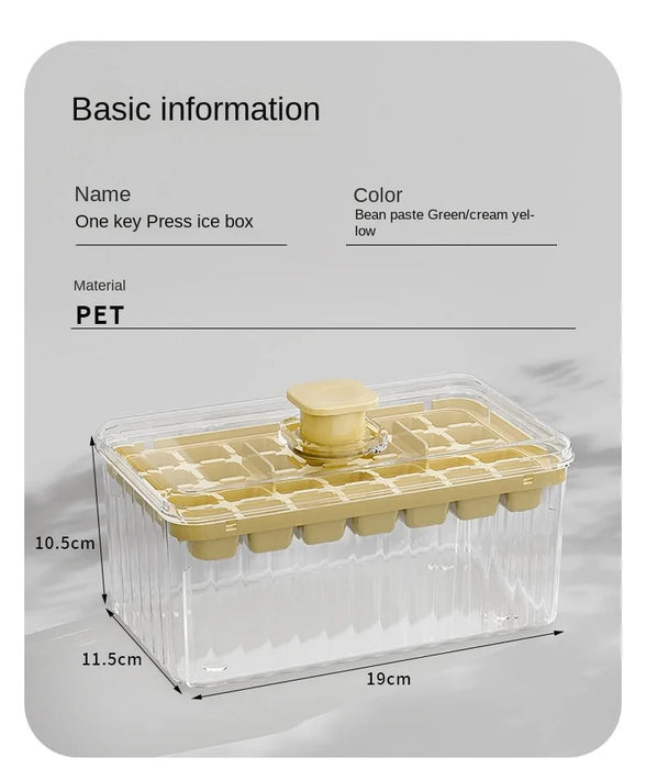 Molde para hielo con 28/56 compartimentos y caja de almacenamiento: hielo de congelación rápida para cerveza y bebidas, práctico accesorio de cocina