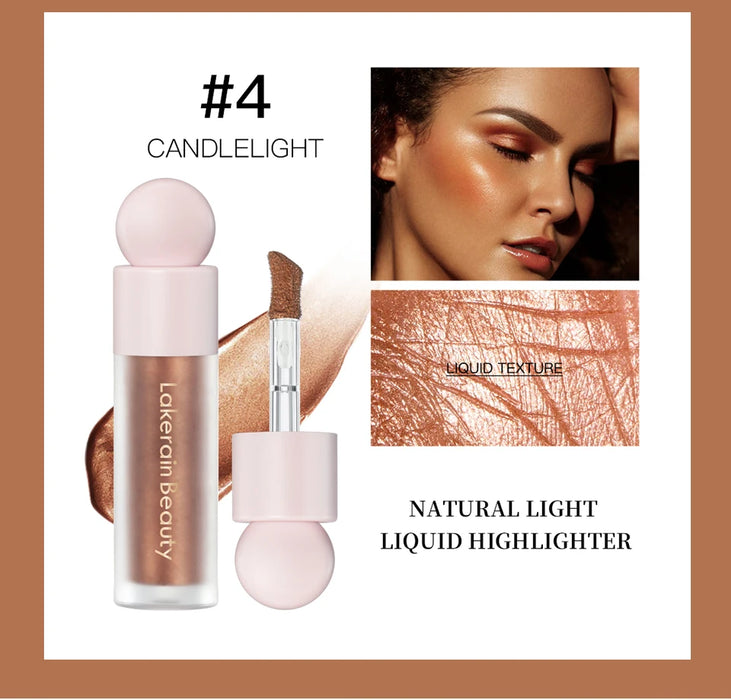 Flytande Highlighter och Bronzer i 4 Färger – Perfecta för Kontur och Lyster till Ansiktet