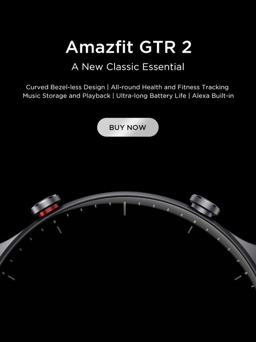 [Amazfit GTR 2] Neue Smartwatch-Version mit integrierter Alexa und extrem langer Akkulaufzeit für Android- und iOS-Telefone