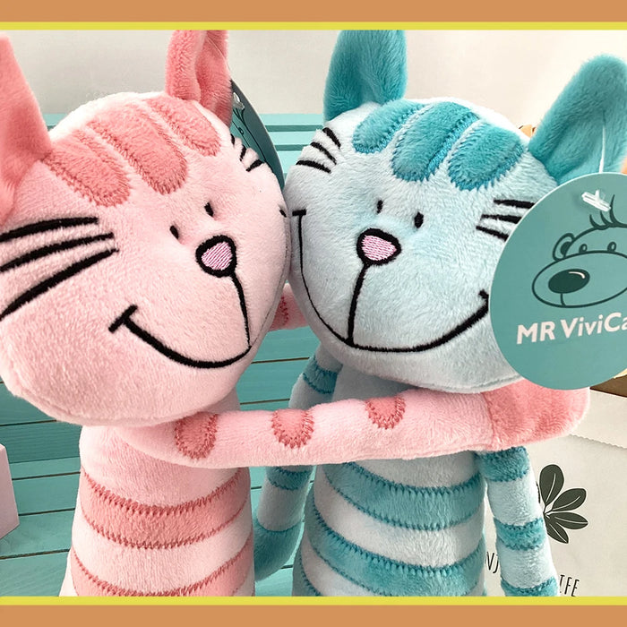 MR ViviCare Juguete de Peluche para Gato: Juguete de Peluche Suave y Lindo para niños, Perfecto como Accesorios para Fotos y Regalos de cumpleaños