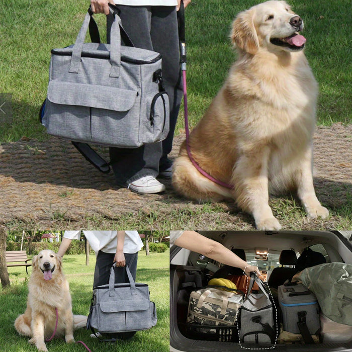 Versatile Dog Bag - Multi-Functional Backpack for Cats and Dogs, Outdoor Camping and Food Storage, 6-Piece Set