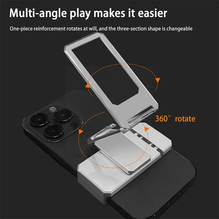 Rotation Foldable Stand Back Clip Bracket Phone Ring Holder Multi Angle Portable Desk Metal Finger Kickstand Adjustable Holder