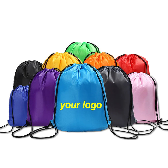 Mochila de dibujos animados personalizada para niños con sus propias imágenes - Mochila escolar de bricolaje con compartimento para zapatos y logotipo impreso