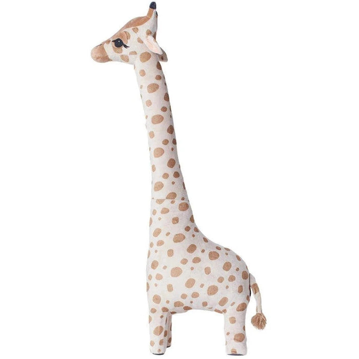 Jirafa de peluche grande de 40 a 85 cm, figura de animal suave y abrazable para niños, regalo de cumpleaños perfecto